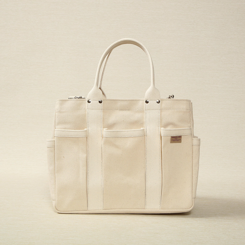 Threadline Heavy Canvas Shoulder Tote