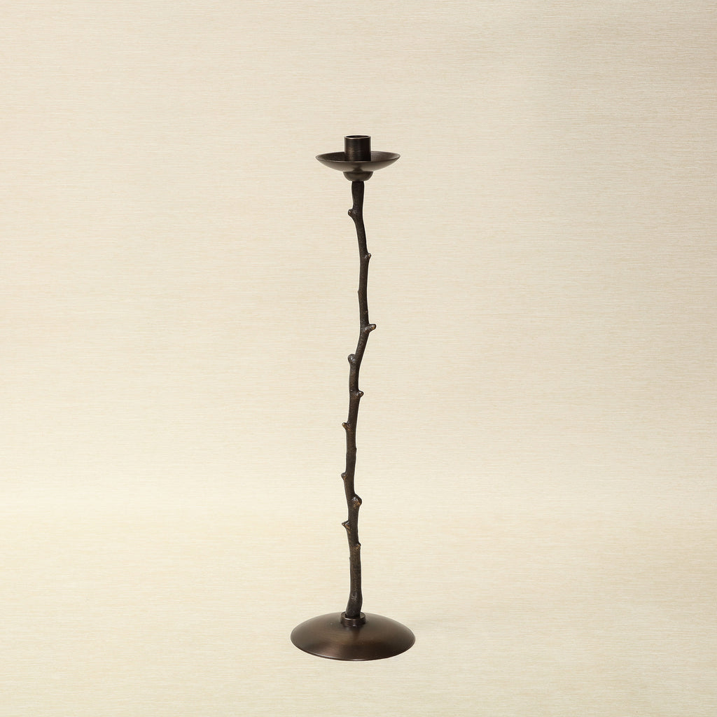 Bronze Branch Candlestick