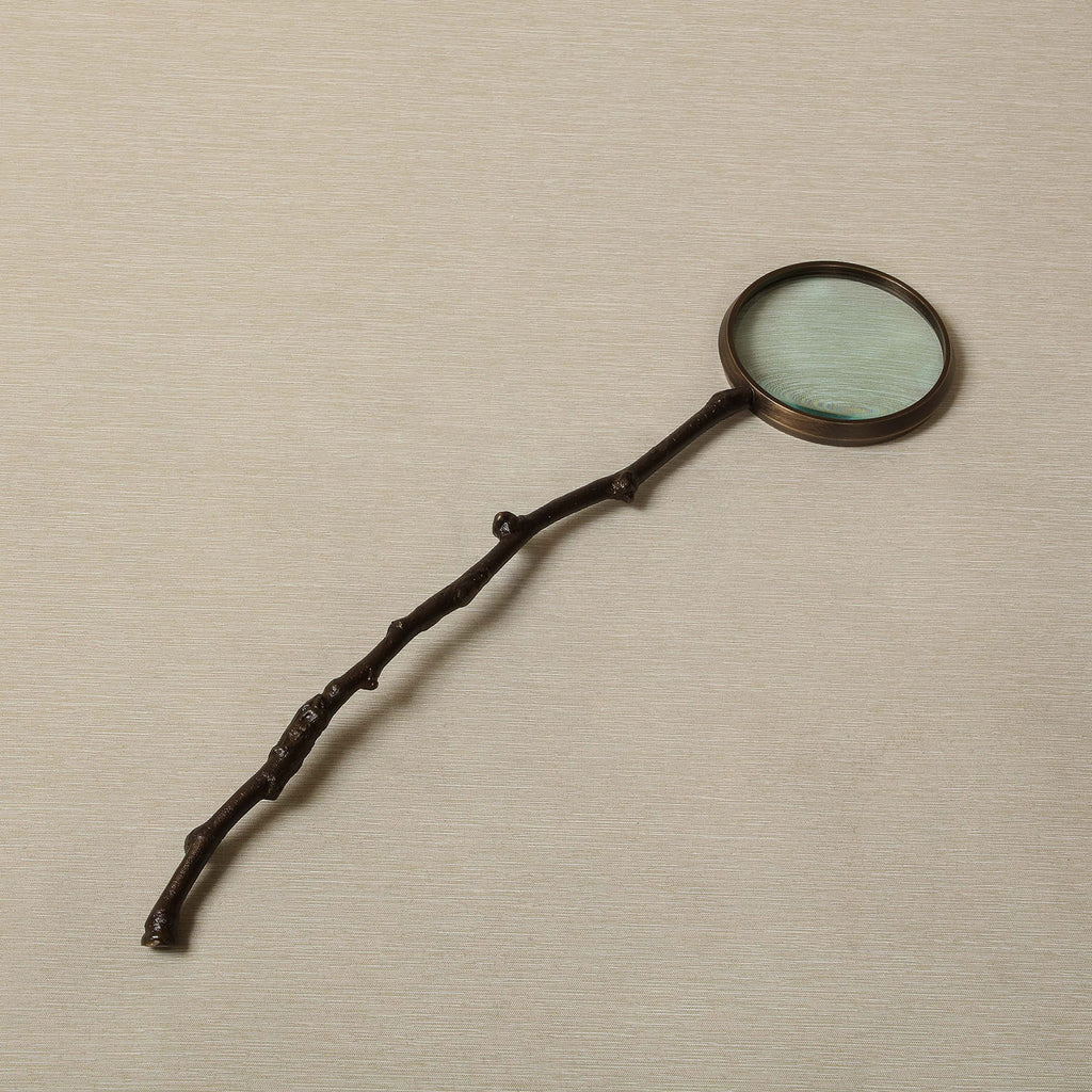 Kindling large branch handle magnifying glass