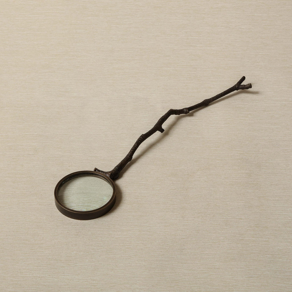 Sprig handle magnifying glass
