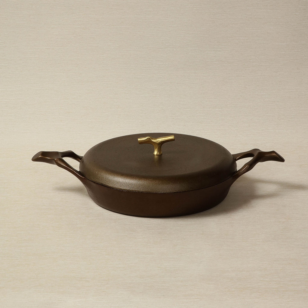 Cast Iron Braising Pan with lid
