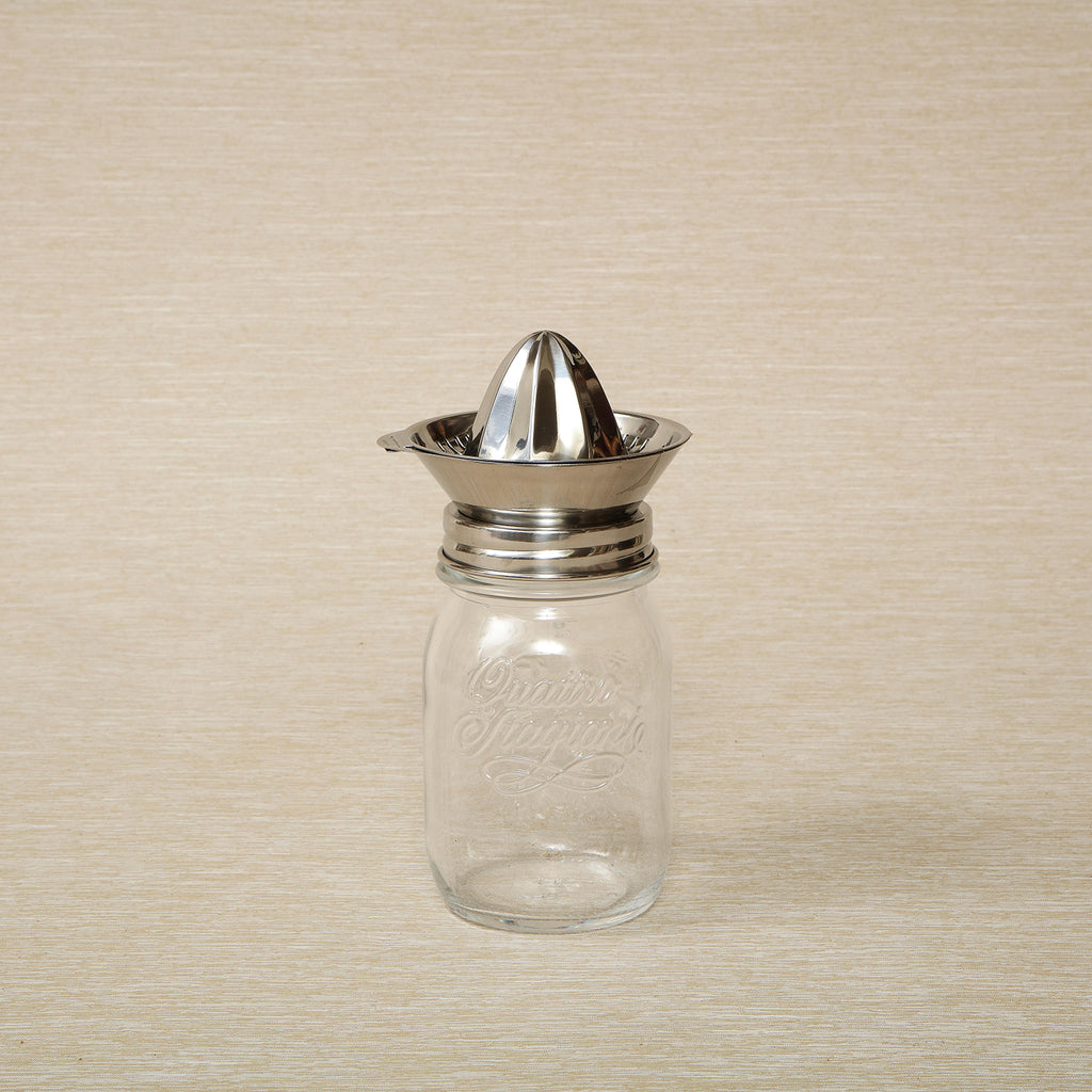Stainless steel juicer with jar