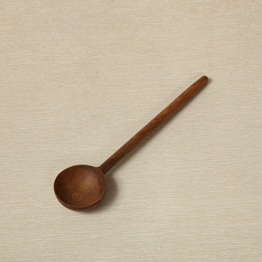 Simple Walnut Tasting Spoon Short