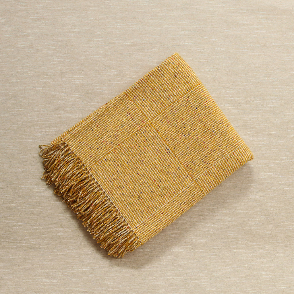 Merino Basket weave throw