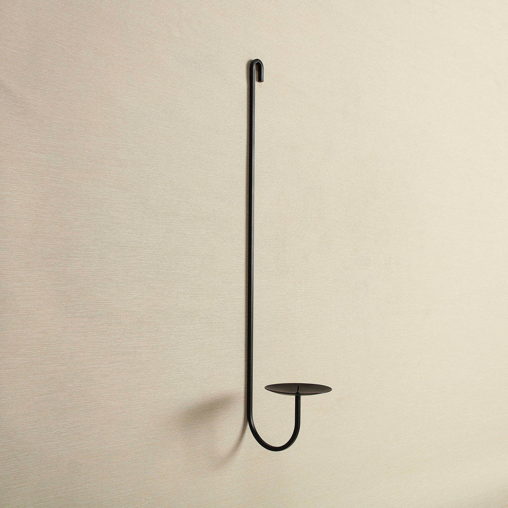 Single Armed Iron Candle Holder